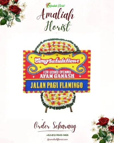 Bunga Papan Congratulation di Luwijawa